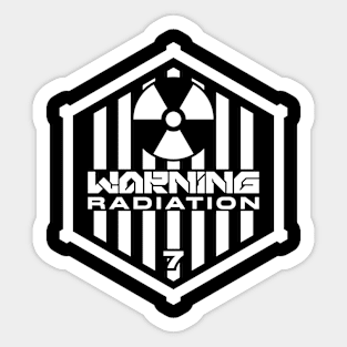 Warning: Radiation Sticker